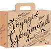 Valisette carton " Voyage Gourmand Noir  : Boxes