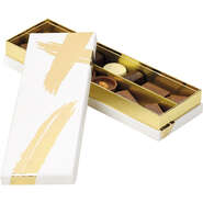 Chocolate rectangle cardboard box 2 rows &#8220;Signature&#8221; collection : Boxes