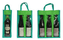 Non-woven bottle's bag with window : News