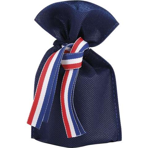 Non-woven polypropylene bag &#8220;Navy Blue Tricolor Ribbon&#8221; Collection : Bags