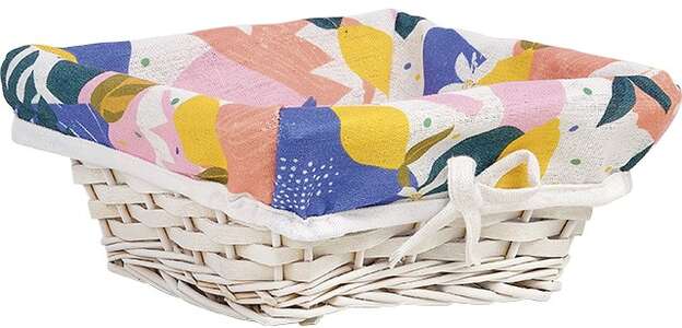 Square Wicker Basket &#8220;Citrus Garden&#8221; Collection : Trays, baskets